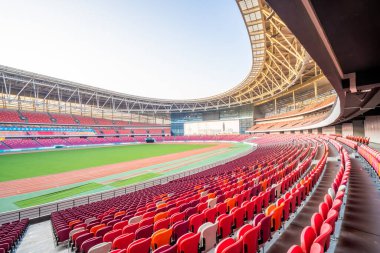 Henan Eyaleti, Çin 'de Zhengzhou' da bir futbol sahası.