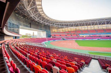 Henan Eyaleti, Çin 'de Zhengzhou' da bir futbol sahası.