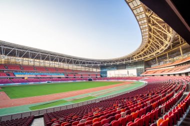 Henan Eyaleti, Çin 'de Zhengzhou' da bir futbol sahası.