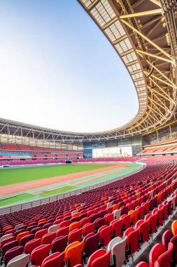 Henan Eyaleti, Çin 'de Zhengzhou' da bir futbol sahası.