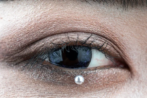 Pupil Eye Colored Contacts — Stock Photo, Image