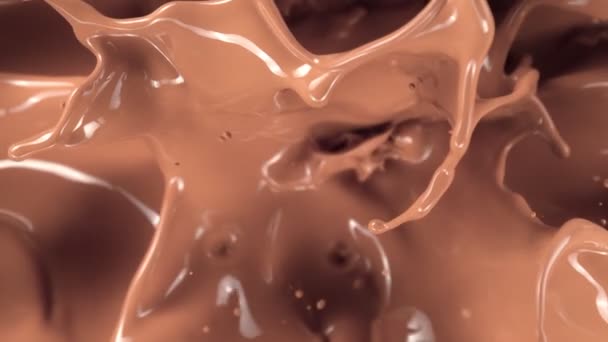 Super Slow Motion Skott Stänk Makeup Cream 1000 Fps Inspelning — Stockvideo