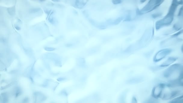 Super Slow Motion Abstract Shot Waving Blue Clear Water Surface — Stock videók