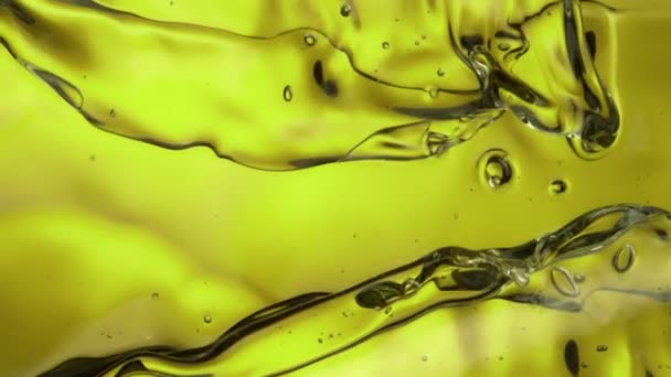 Super Slow Motion Shot Splashing Olive Oil Waves Στα 1000Fps — Αρχείο Βίντεο