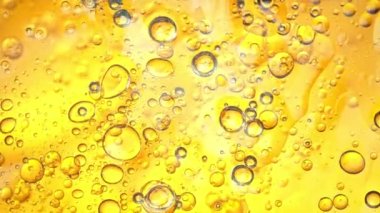 Altın Yağ Dalgaları 'nın Süper Yavaş Çekimi, 1000fps' te. 4K 'da Yüksek Hız Sinema Kamerası ile çekildi..