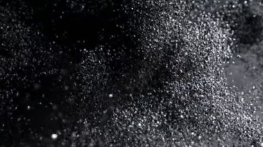 Soyut Parıldayan Arkaplan 'ın Süper Yavaş Çekimi, 300 fite ayarlandı. Yüksek hızlı sinema kamerasıyla çekildi, 4K.