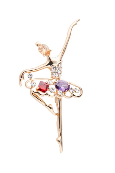 Ballerina brooch — Stock Photo, Image