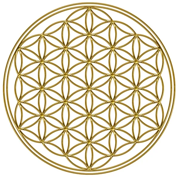 Blume des Lebens - heilige Geometrie — Stockfoto