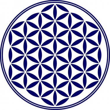 Flower of life - sacred geometry - symbol harmony and balance