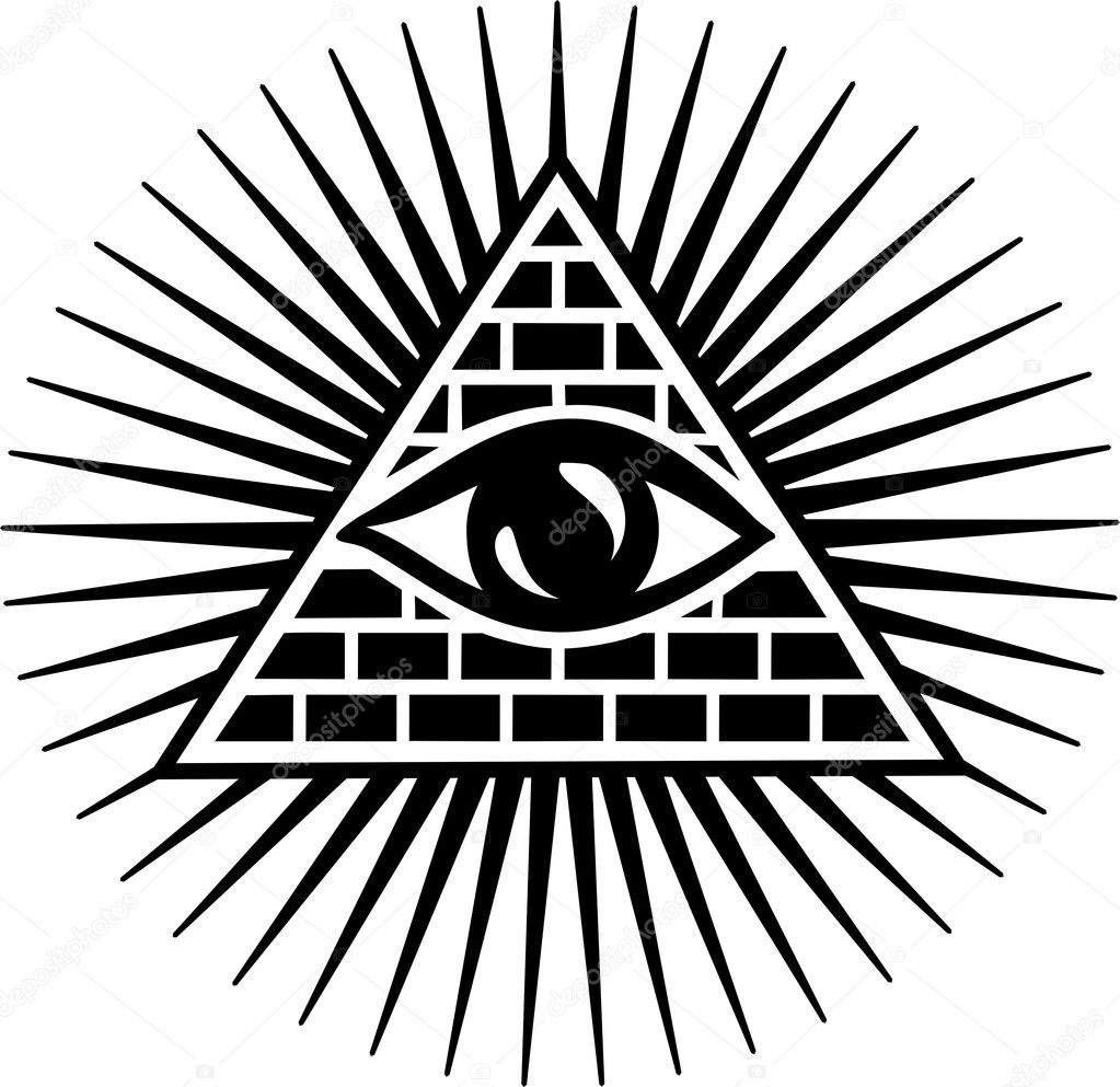 All seeing eye of god - eye of providence - symbol of omniscience