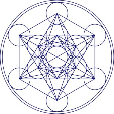 metatrons küp - kutsal geometri - çiçek yaşam