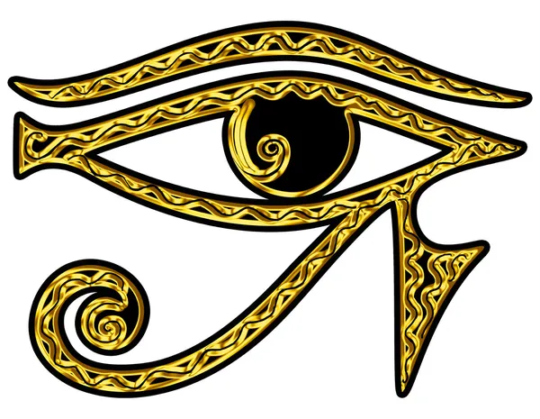 Oog van Horus - alle wakend oog van god — Stockfoto