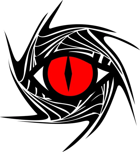Dragon eye, dragoneye — Stock Vector