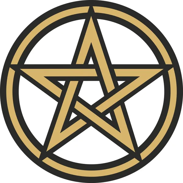 П'ятикутник - золоте співвідношення — стоковий вектор