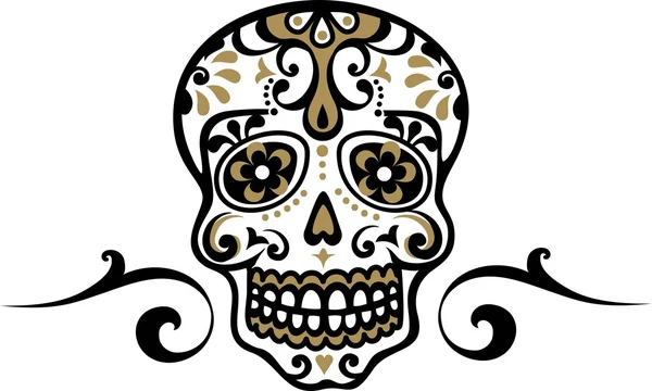 Calavera mexicana — Vector de stock