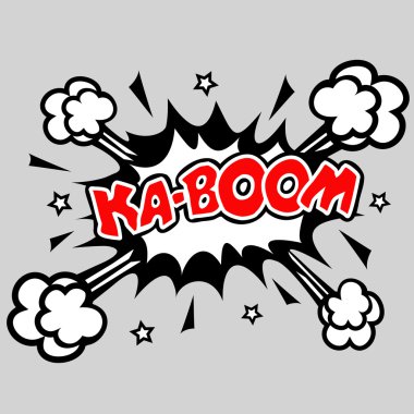 Kaboom - komik konuşma balonu
