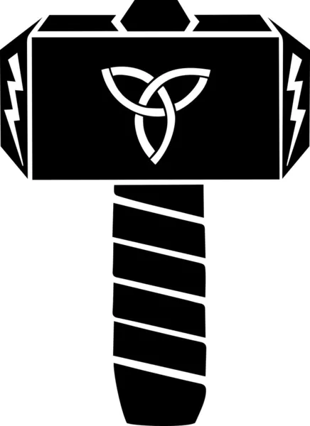Martello di Thors - triquetra - flash — Vettoriale Stock