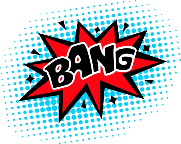 Bang - Comic Speech Bubble — Stock Vector