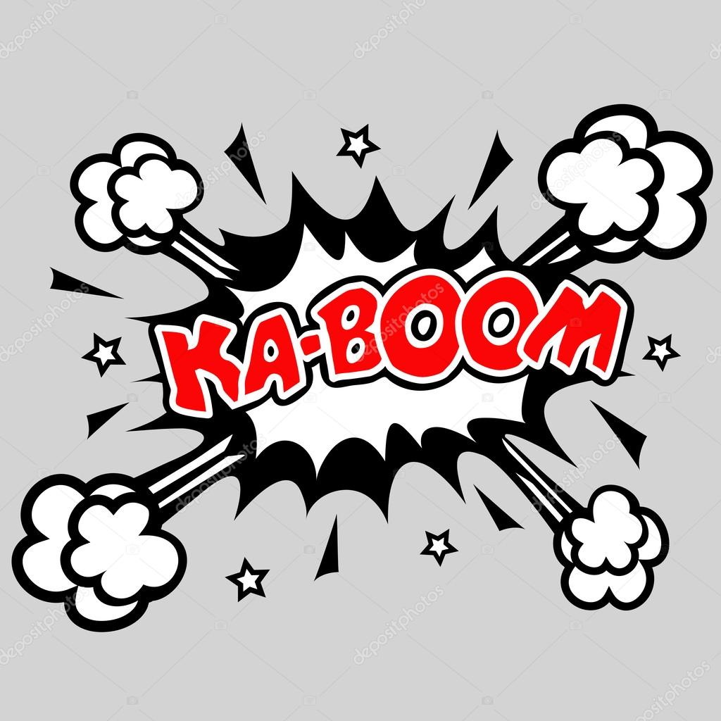 KABOOM - Comic Speech Bubble