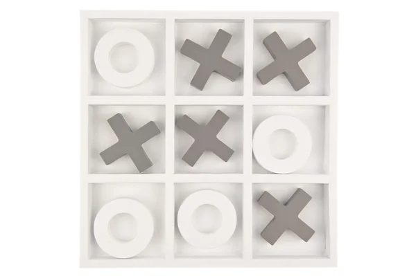分離された灰色白いゲーム ボード — ストック写真