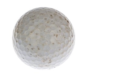 bir kirli golf topu kullanılır