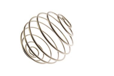 kıvrılmış tel top yan görünüm