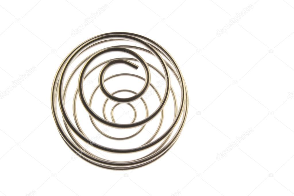 Wire curled ball polar view