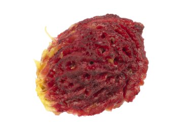 Şeftali çekirdeği'nde, yakın çekim