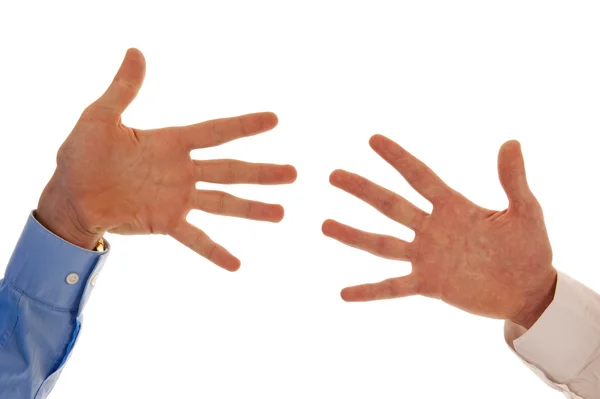 Two hands figuring number ten — Stock Photo, Image