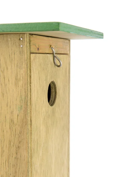 Wooden nesting box in closeup — Stock Photo, Image