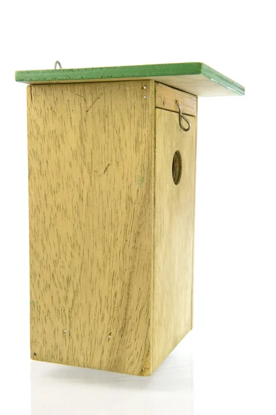 Wooden nesting box side view — Stock Photo, Image