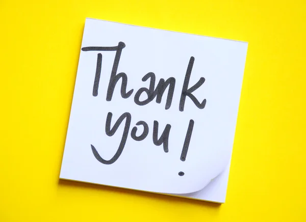 Thank you message — Stock Photo, Image