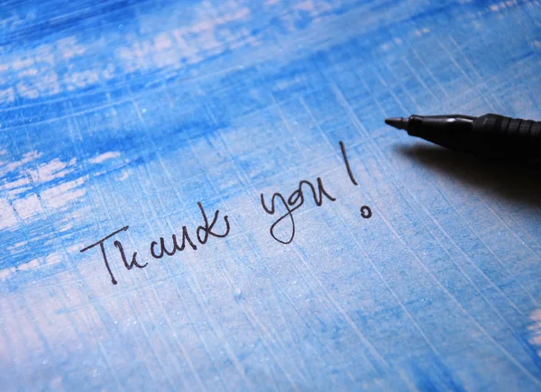 Thank you message — Stock Photo, Image