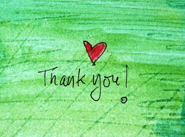 Thank you message — Stock Photo, Image