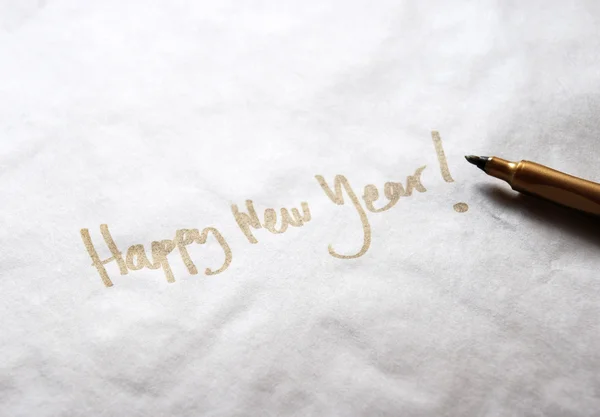 Feliz año nuevo mensaje —  Fotos de Stock