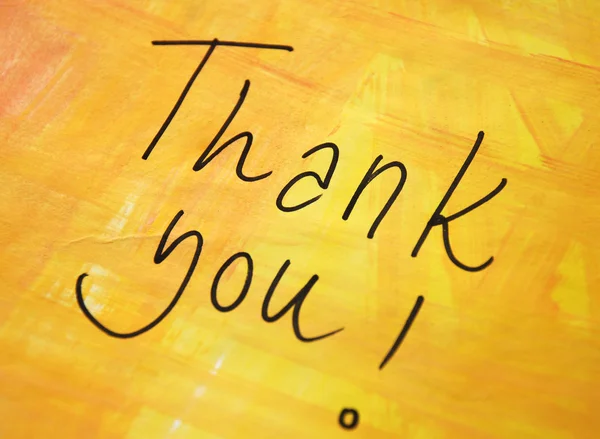 Thank you message — Stock Photo, Image