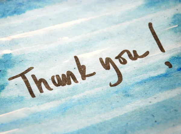 Thank you message — Stock Photo, Image