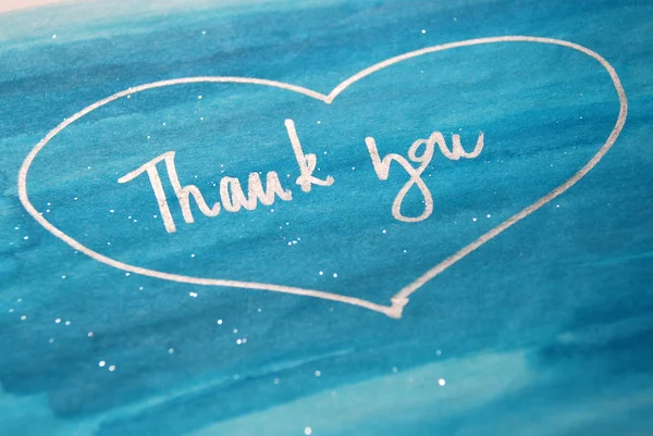 Thank you message — Stock Photo, Image