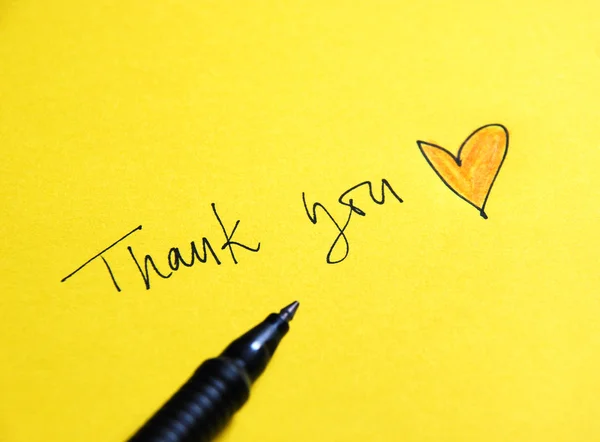 Thank you message — Stock Photo, Image