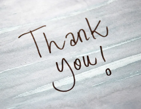 Thank you message — Stock Photo, Image