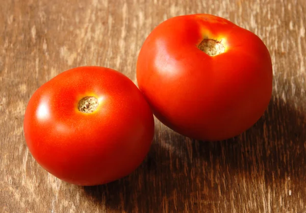 Dvě rajčata — Stock fotografie
