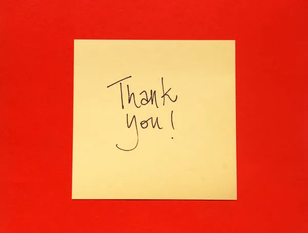 Thank you message — Stock Photo, Image