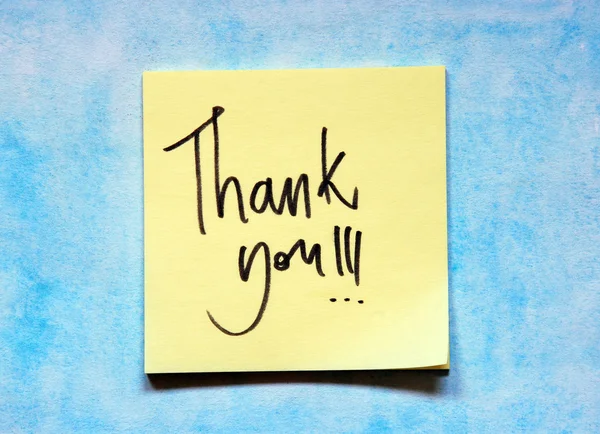 Thank you message — Stock Photo, Image