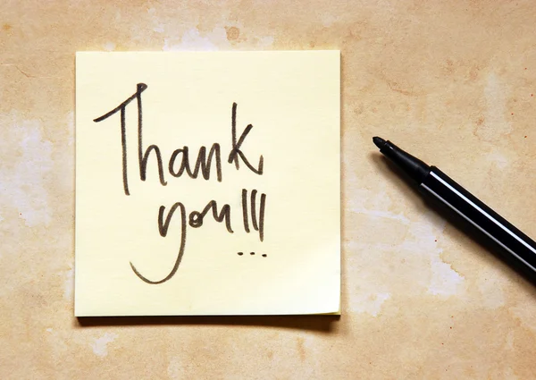 Thank you message — Stock Photo, Image