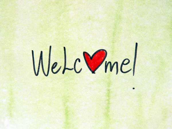 Welcome — Stock Photo, Image