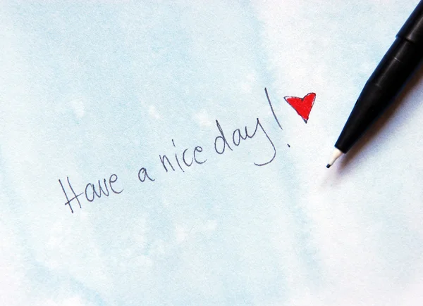 Have a nice day — Stock Photo, Image