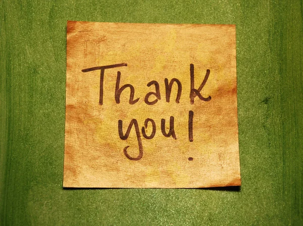 Thank you sticker — Stock Photo, Image