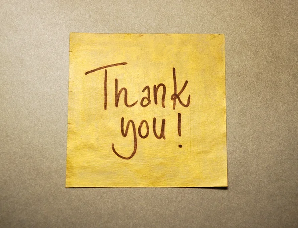 Thank you sticker — Stock Photo, Image