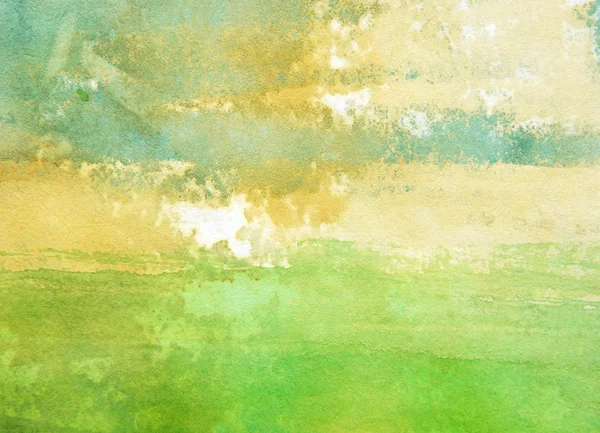 Green watercolor — Stock Photo, Image