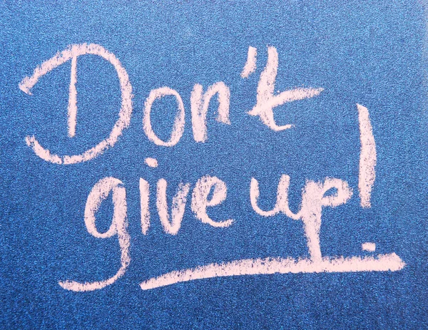 Don't give up — Stock Photo, Image